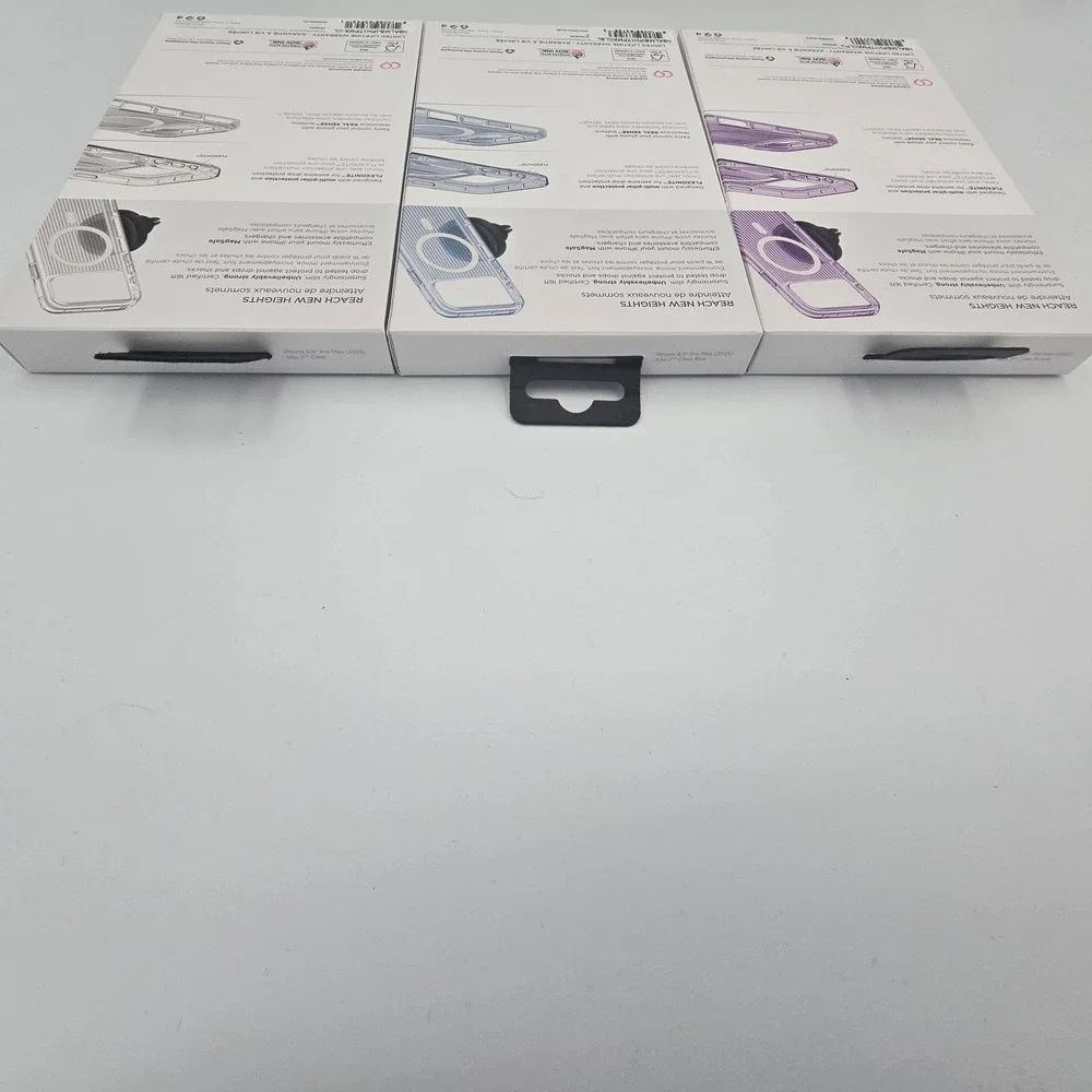 Set of 3 Nimbus9 Alto 2 iPhone 16 Pro Max Case MagSafe NEW Purple Blue Clear